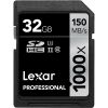   Lexar 32GB 1000x 150MB/s SDXC Card UHS-II U3 4K